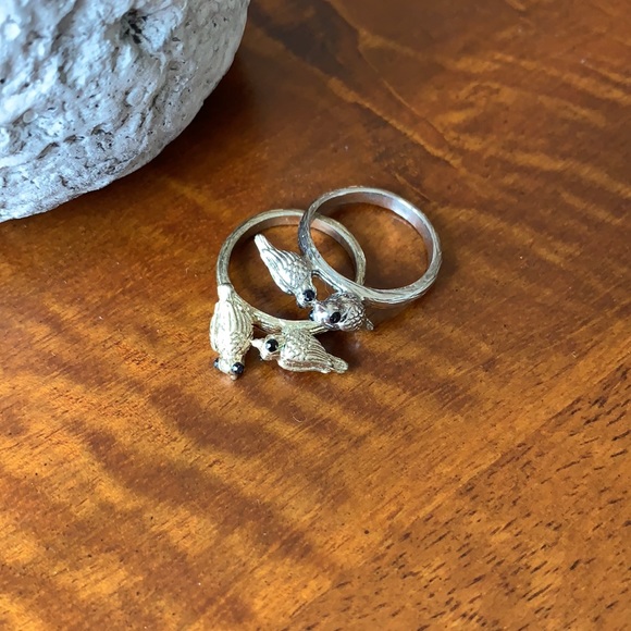 Bundle of 2 rings with birds ✨ - Picture 2 of 3
